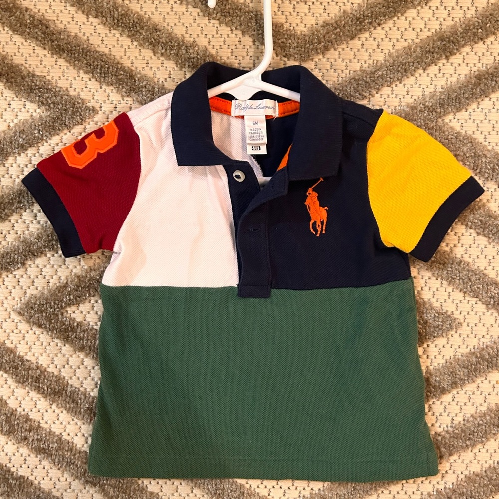 Ralph Lauren polo shirt size 6 months
